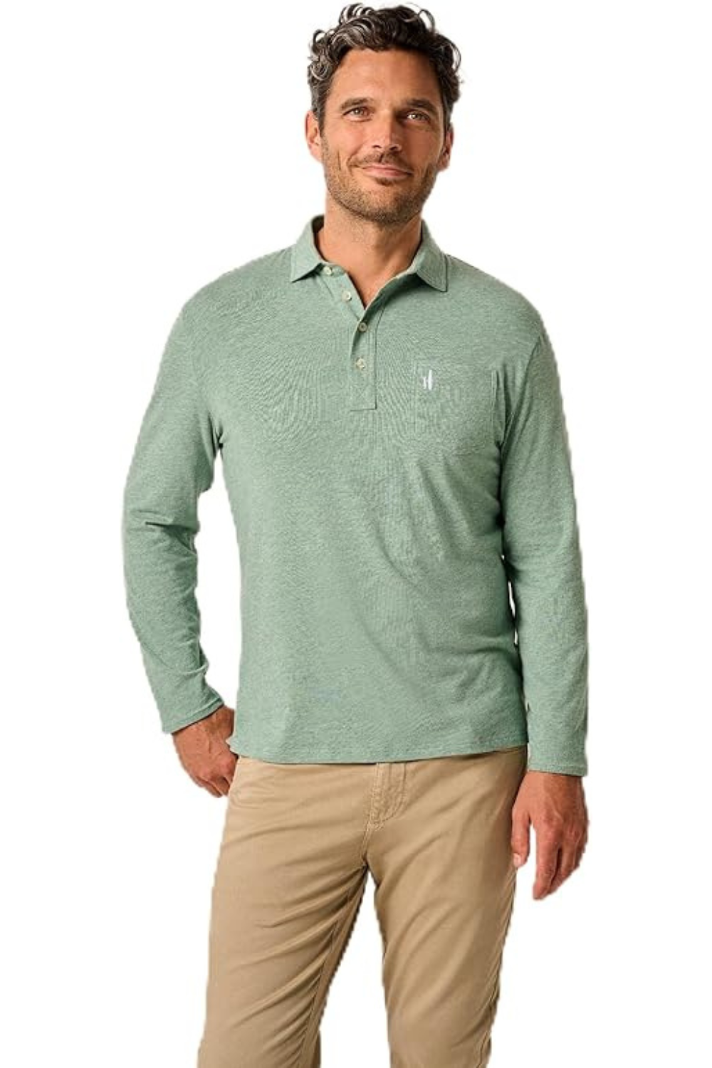 Johnnie-O Cutler Longsleeve Polo - Caper