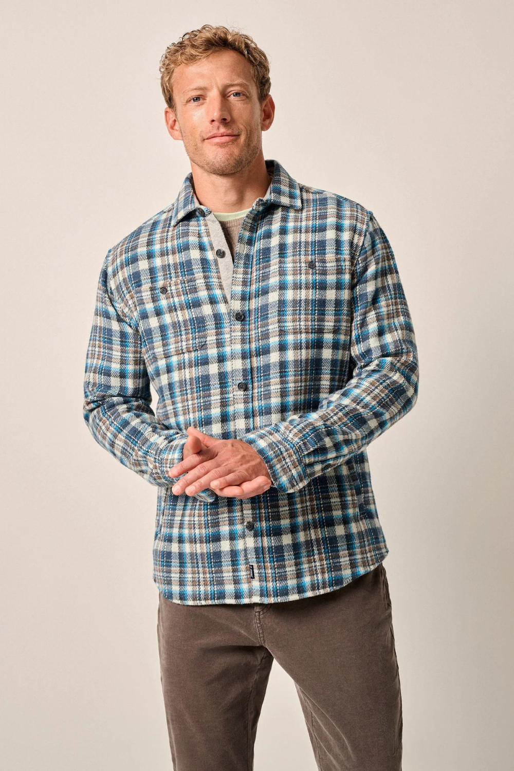 Johnnie-O Peterson Button-Up