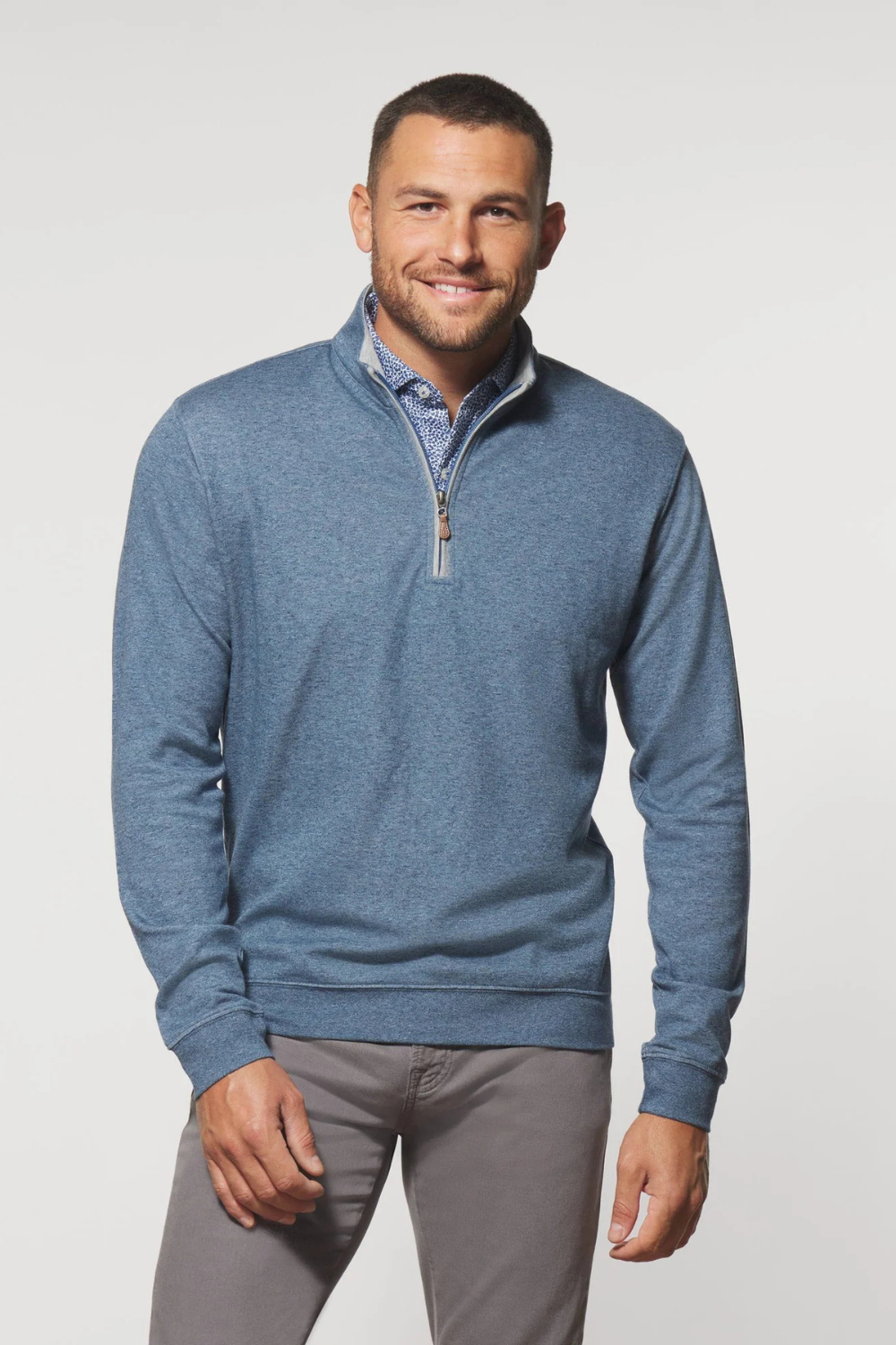 Johnnie-O Sully Pullover - Helios Blue