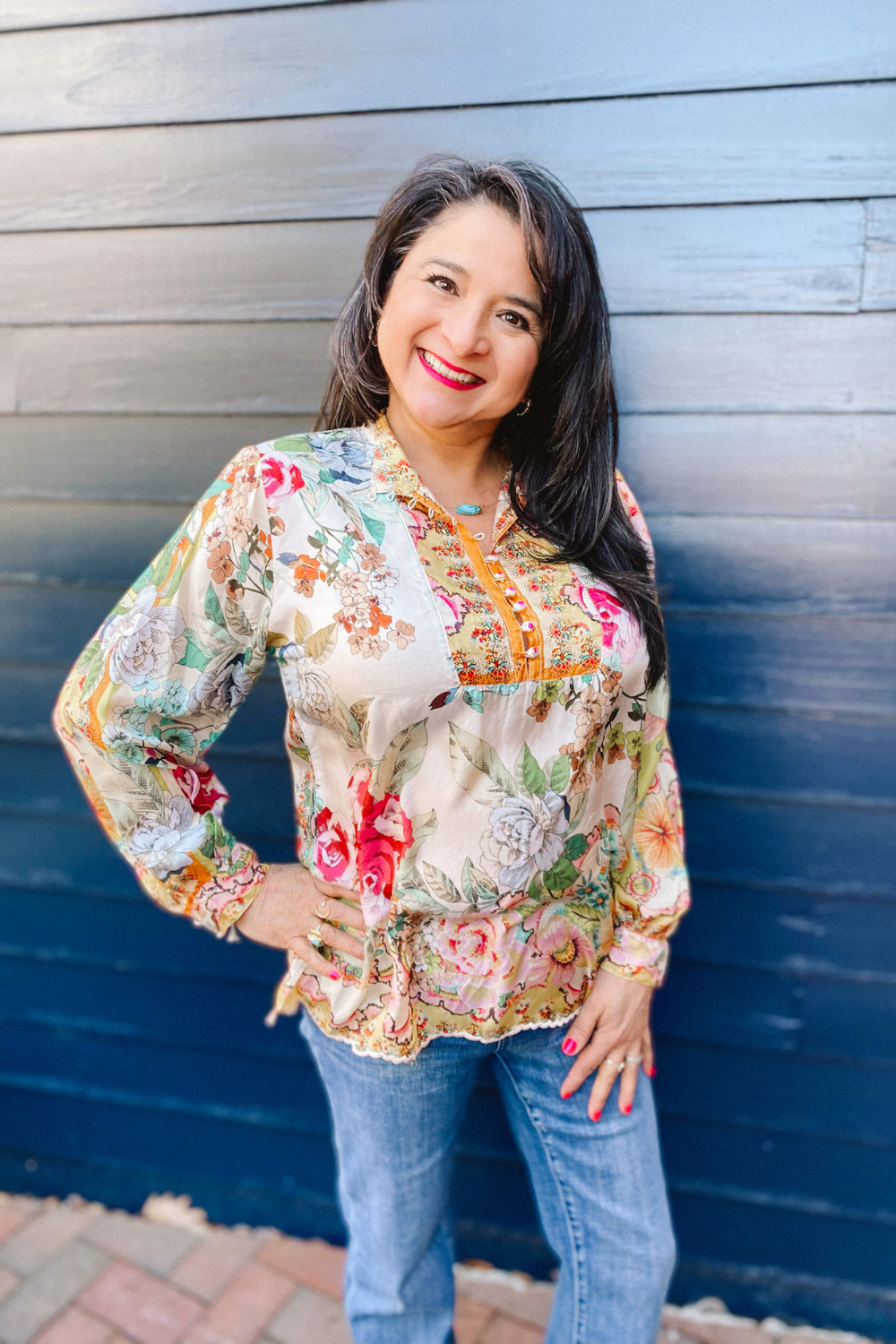 Johnny Was Rossy Abby Blouse - Multi - The Cottage