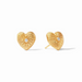 Julie Vos Esme Heart Stud Earrings - Gold - The Cottage