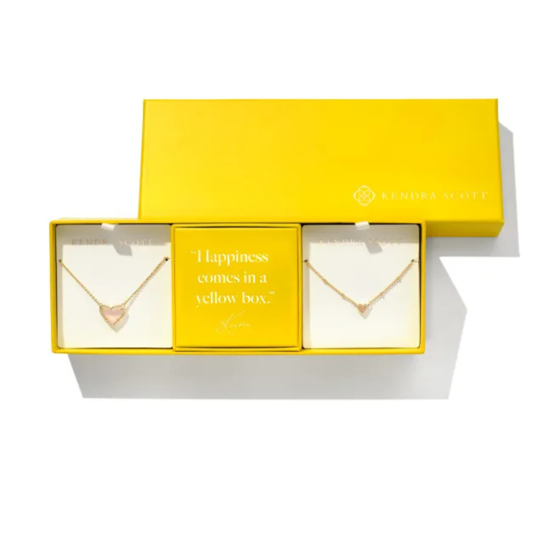 Kendra Scott Ari Gift Set of 2 - Gold - Rose Quartz