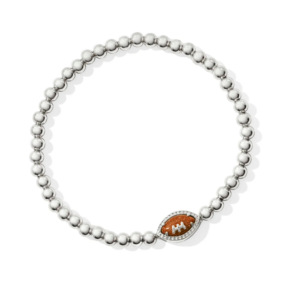 Kendra Scott Football Stretch Bracelet - Silver