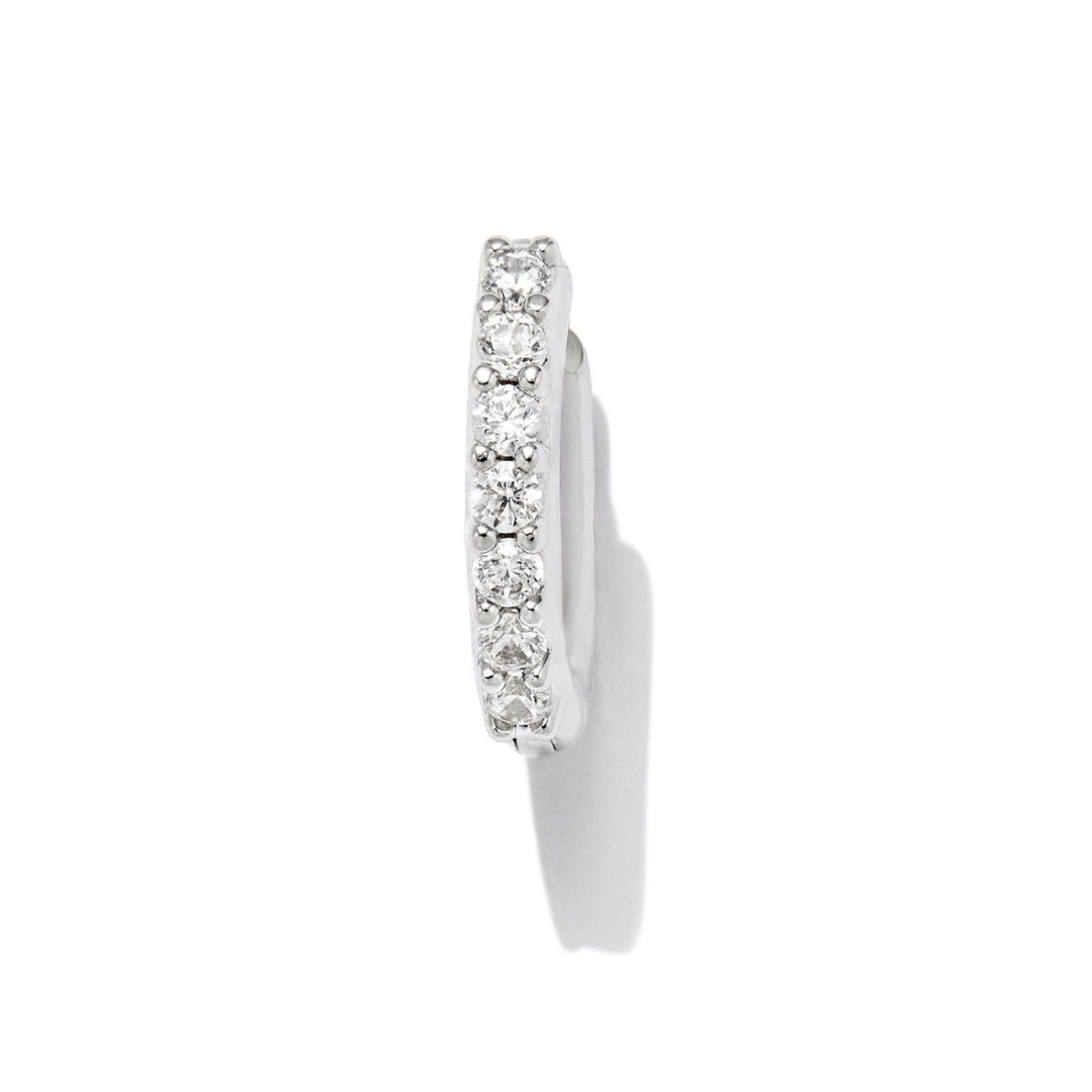 Kendra Scott Addison Crystal Single Huggie Earring