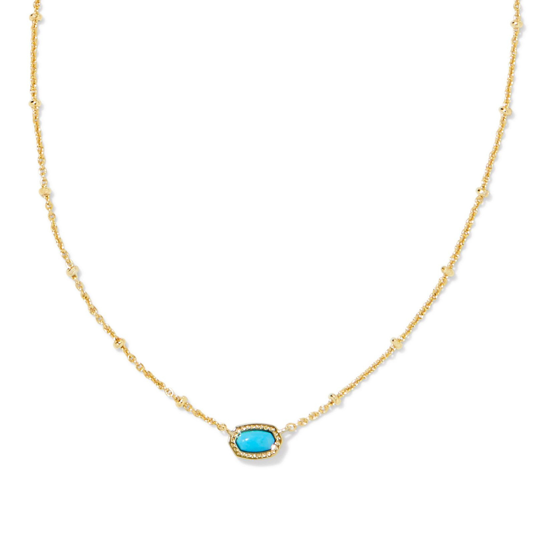 Kendra Scott Mini Elisa Necklace - Gold