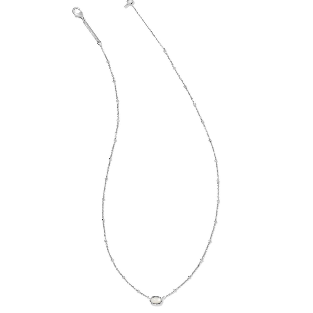 Kendra Scott Mini Elisa Necklace - Rhodium