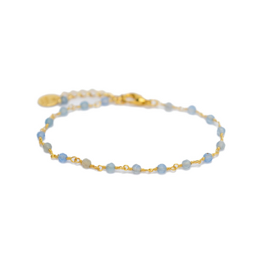 Kimberly James Jewelry Beaded Bracelet - Blue Chalcedony - The Cottage