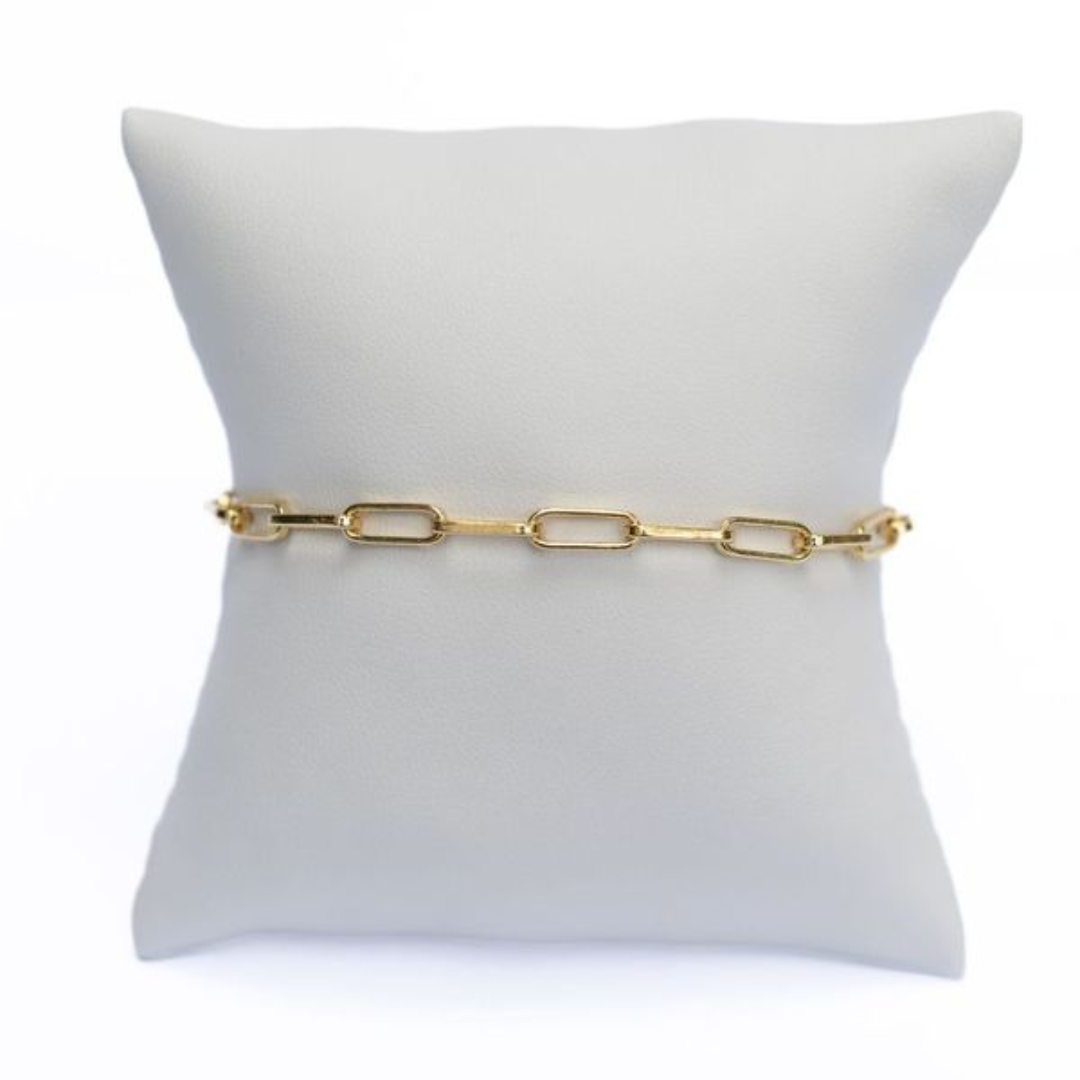 Kimberly James Jewelry Paper Clip Bracelet - The Cottage