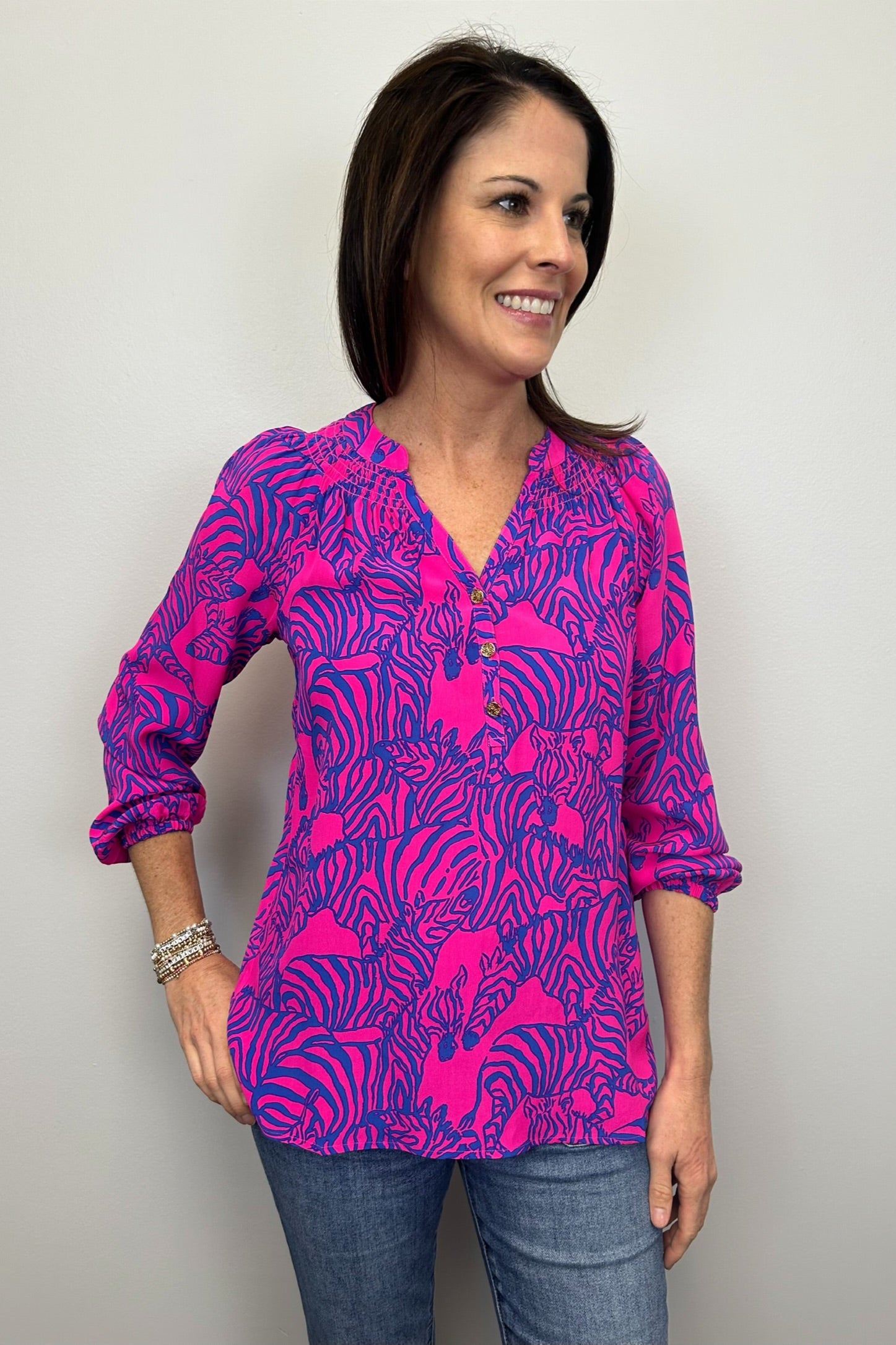 Lilly Pulitzer Elsa Top - Wild Nights