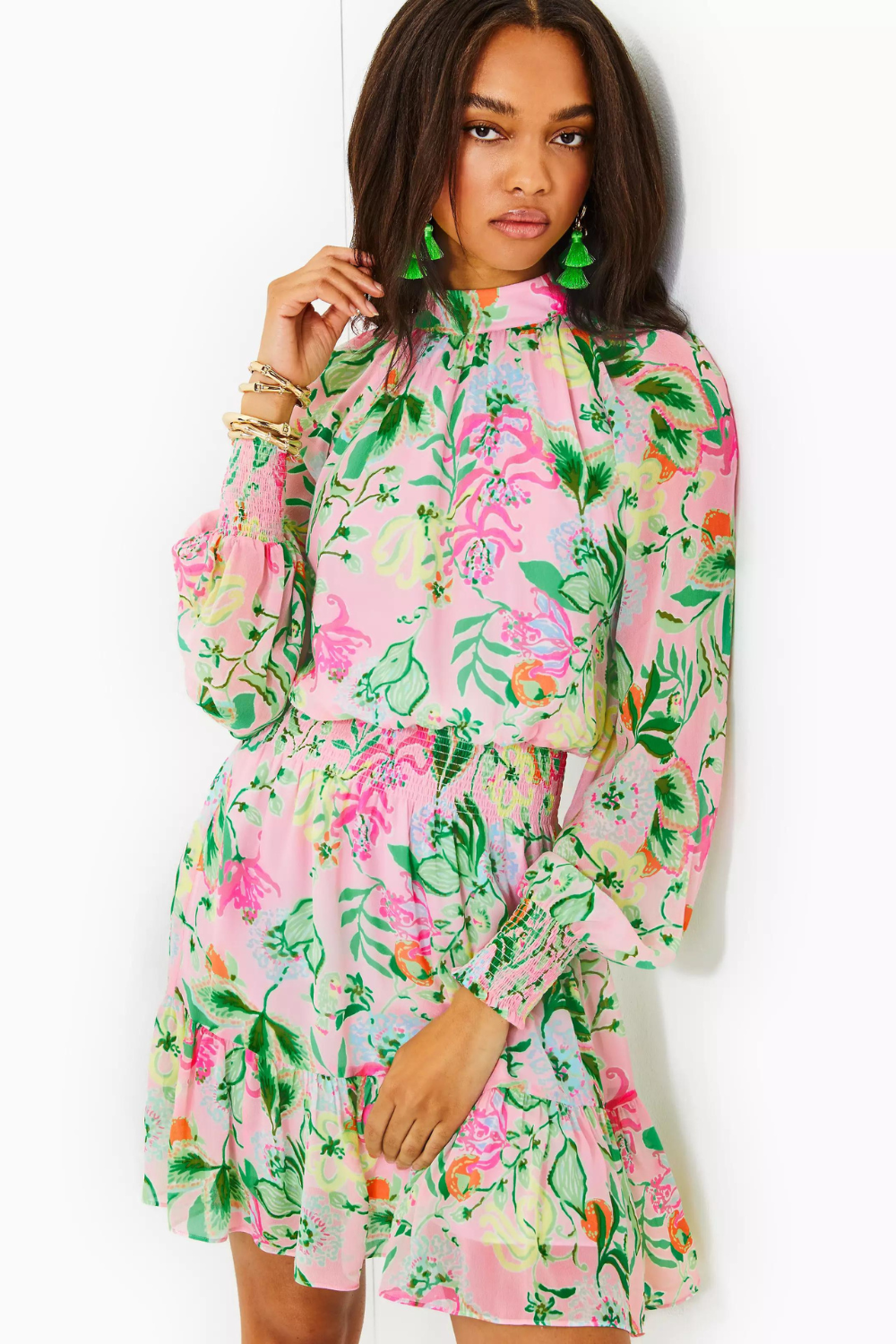 Lilly Pulitzer Ellielynn Long Sleeve Dress - Amore Spritzer