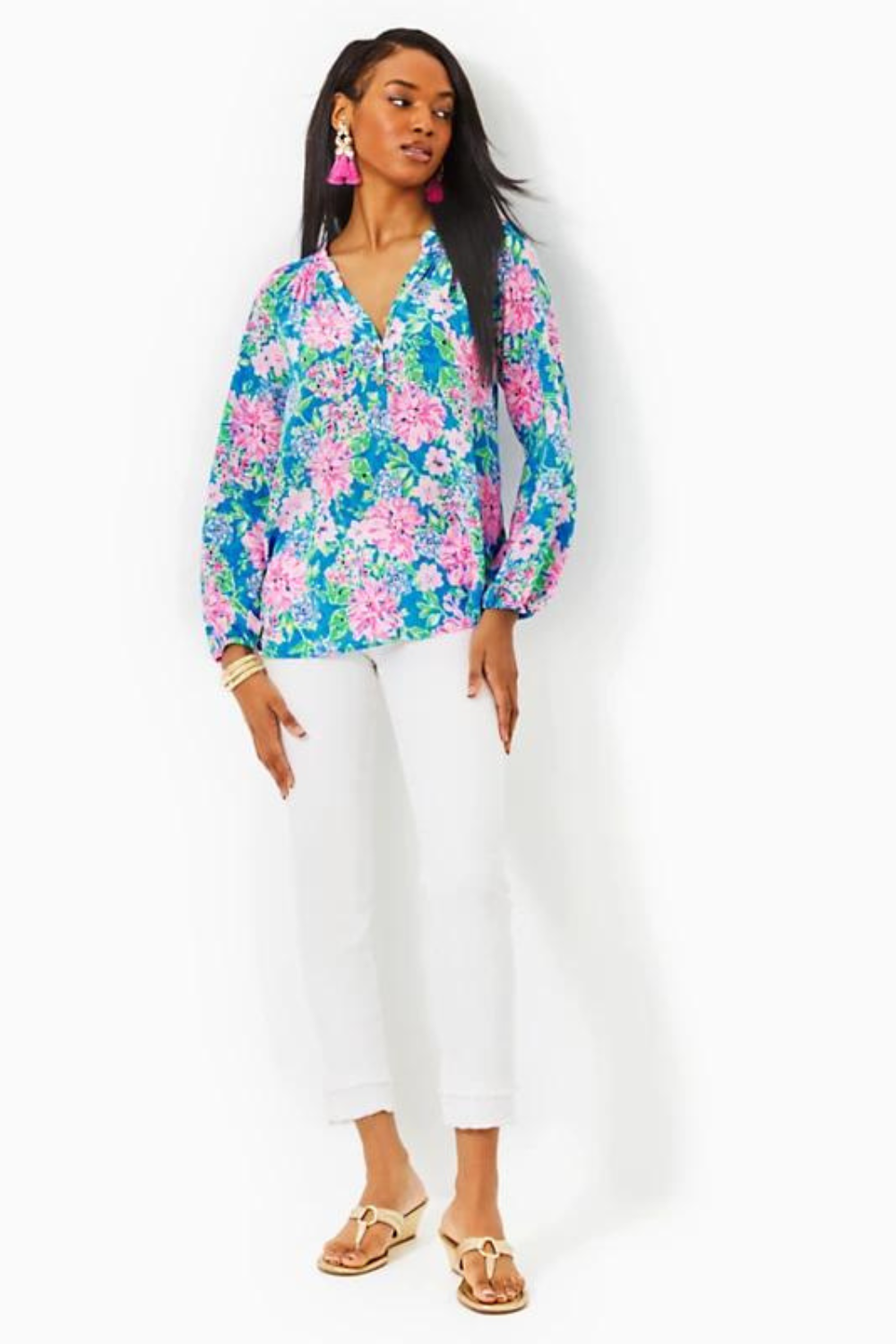 Lilly Pulitzer Elsa Top - Spring in Your Step - The Cottage