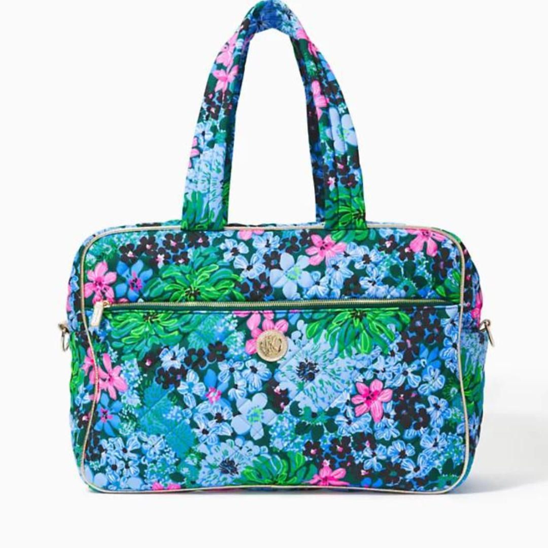 Lilly Pulitzer Everson Quilted Weekender - The Cottage