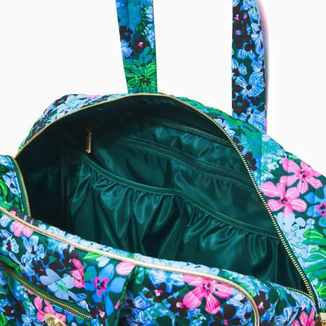 Lilly Pulitzer Everson Quilted Weekender - The Cottage