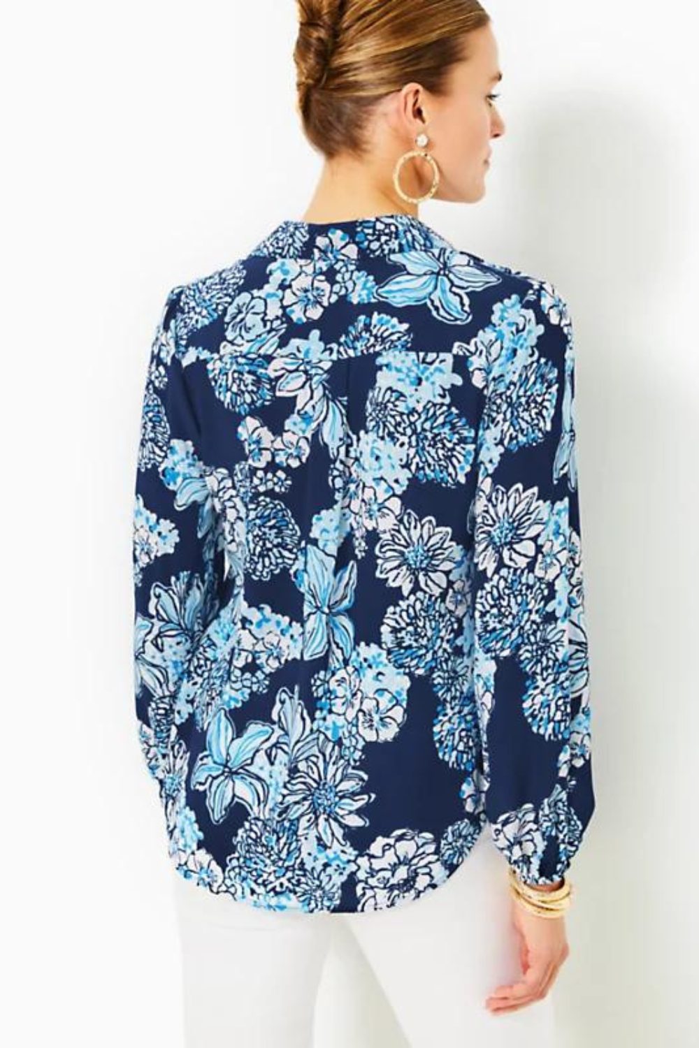 Lilly Pulitzer Farren Top - Bouquet All Day - The Cottage