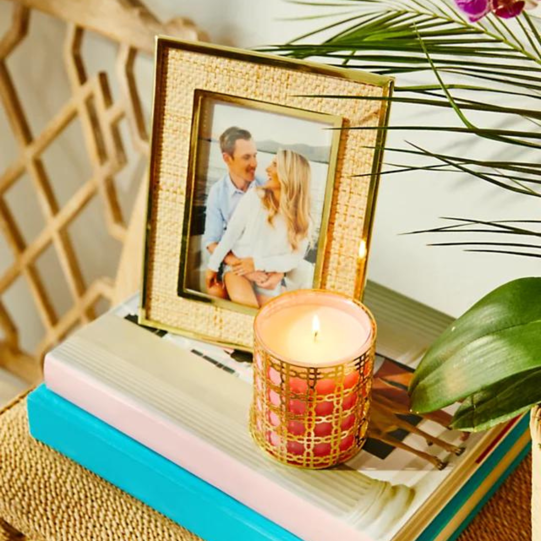 Lilly Pulitzer Medium Picture Frame - Raffia - The Cottage