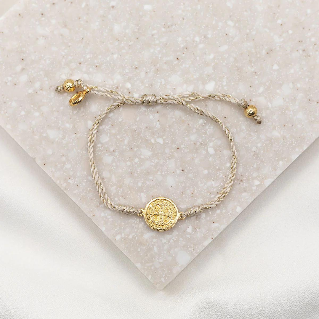 My Saint My Hero Serenity Bracelet - Gold - The Cottage