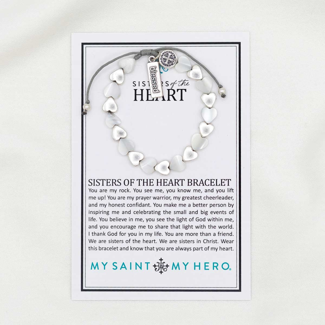 My Saint My Hero Sisters of the Heart Bracelet - Gold