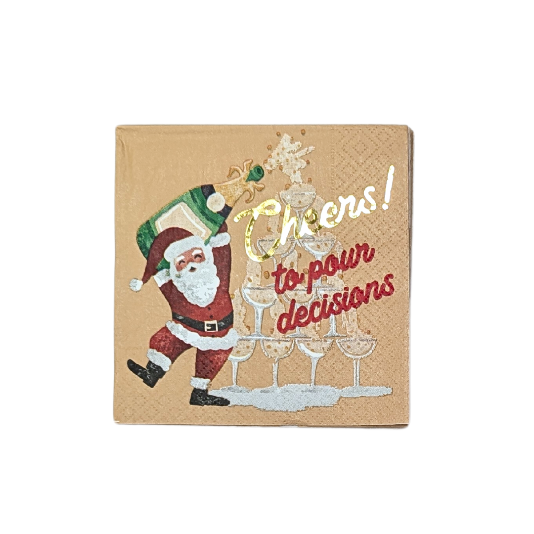 Mud Pie Holiday Bar Napkin