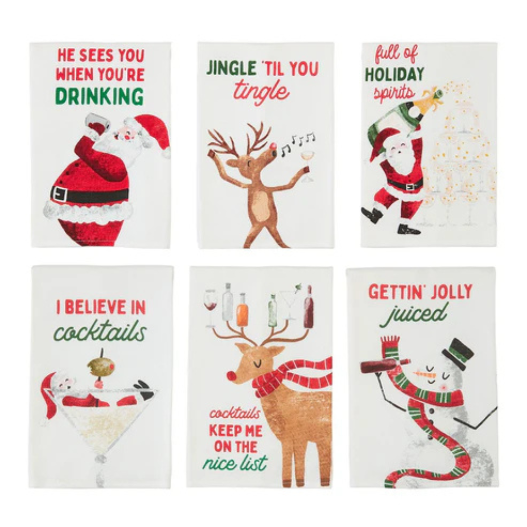 Mud Pie Holiday Bar Towel