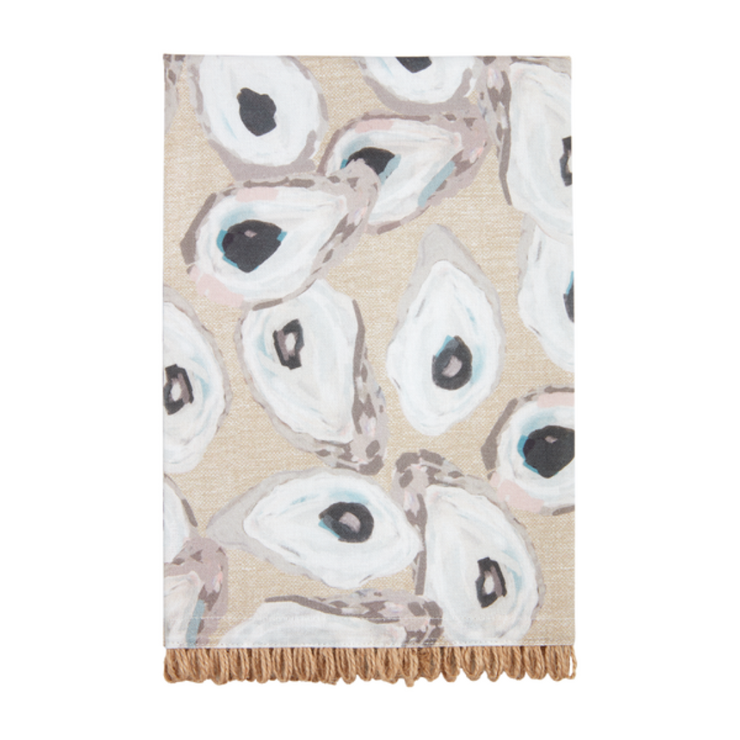 Mud Pie Oyster Towel