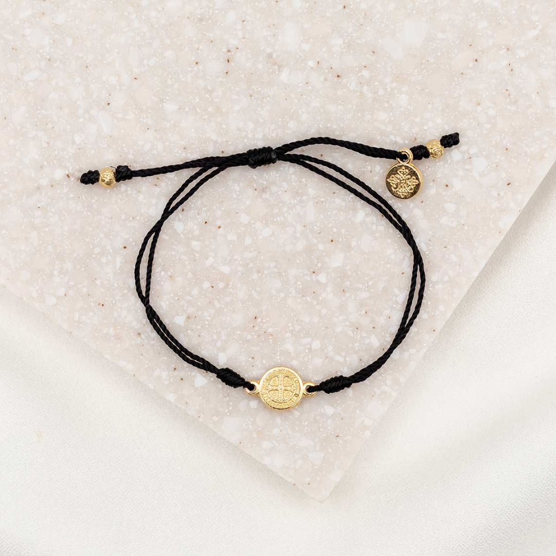 My Saint My Hero Breathe Bracelet - Gold