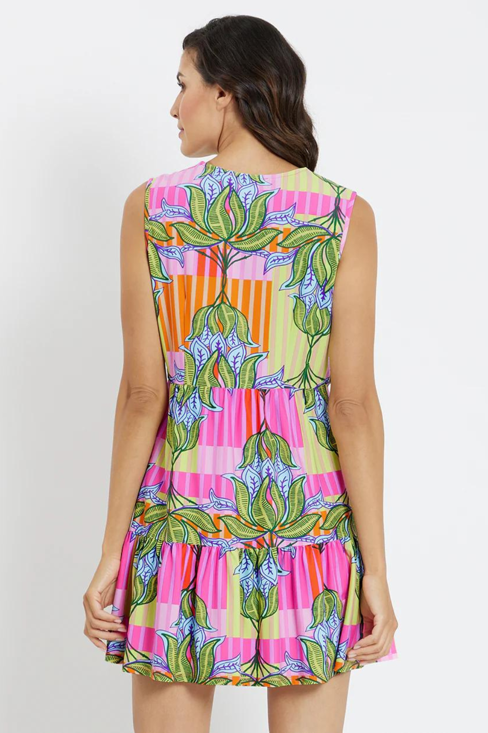 Jude Connally Annabelle Mini Dress - Lotus Multi