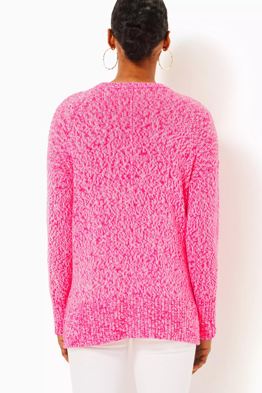 Lilly Pulitzer Bedford Sweater - Passion Fruit Pink Marl