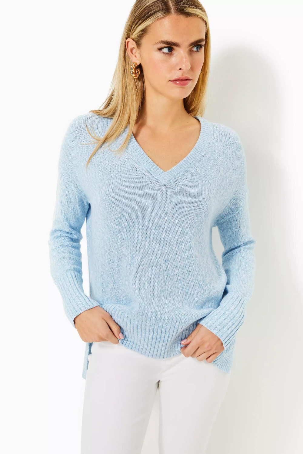 Lilly Pulitzer Bedford Sweater - Bonaire Blue Marl