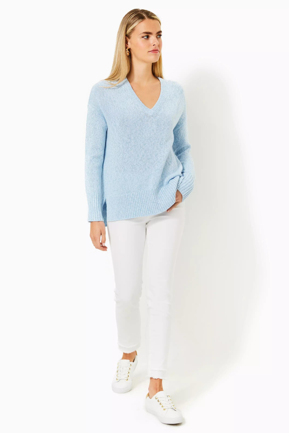 Lilly Pulitzer Bedford Sweater - Bonaire Blue Marl