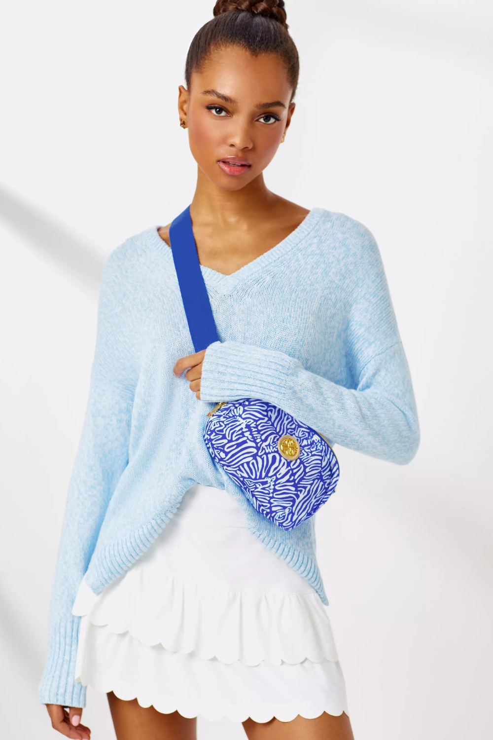 Lilly Pulitzer Bedford Sweater - Bonaire Blue Marl