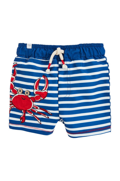 Mud Pie Crab Applique Swim Trunks - The Cottage