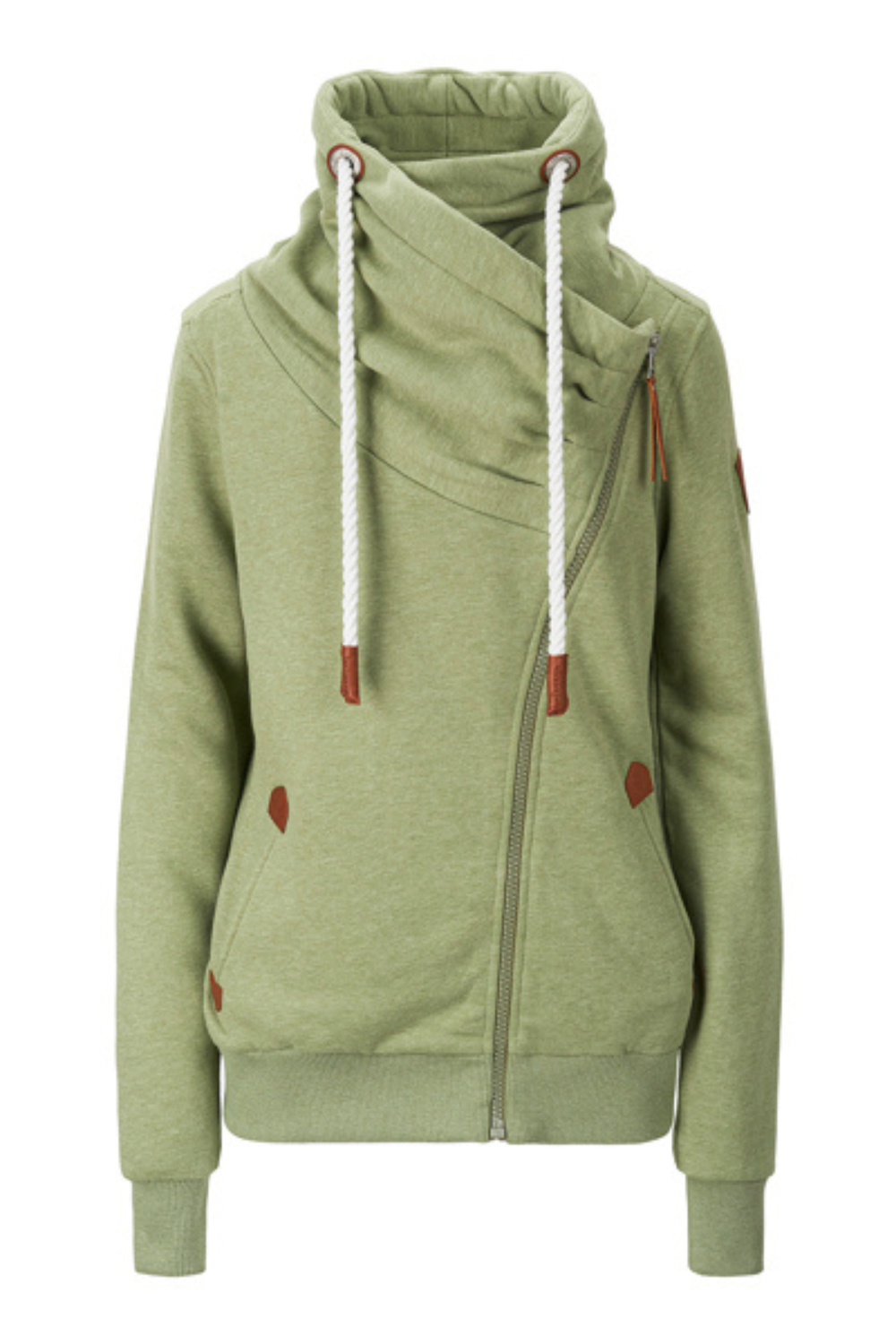 Wanakome Hestia Cowl Neck Sweatshirt - Army