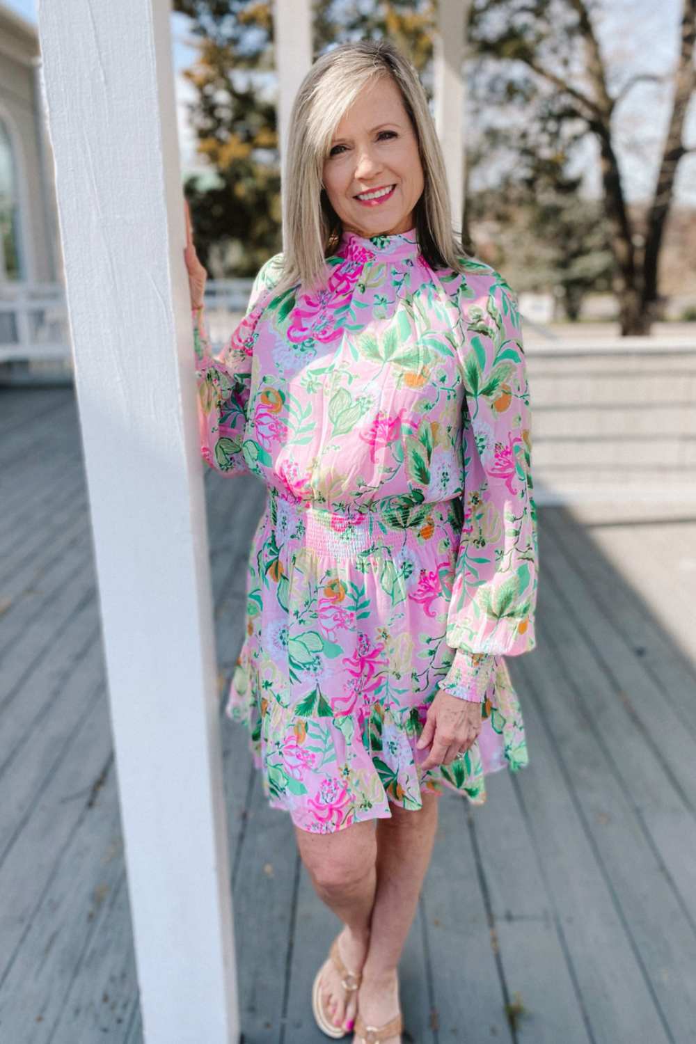 Lilly Pulitzer Ellielynn Long Sleeve Dress - Amore Spritzer