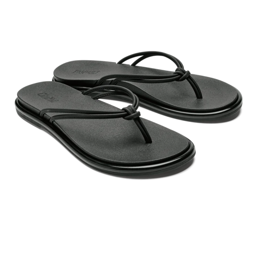 Olukai 'Aka Flip Flops - Black - The Cottage