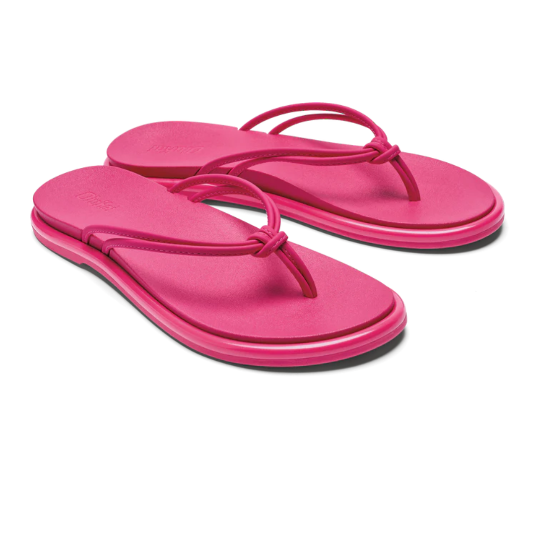 Olukai 'Aka Flip Flops - Pink Plumeria