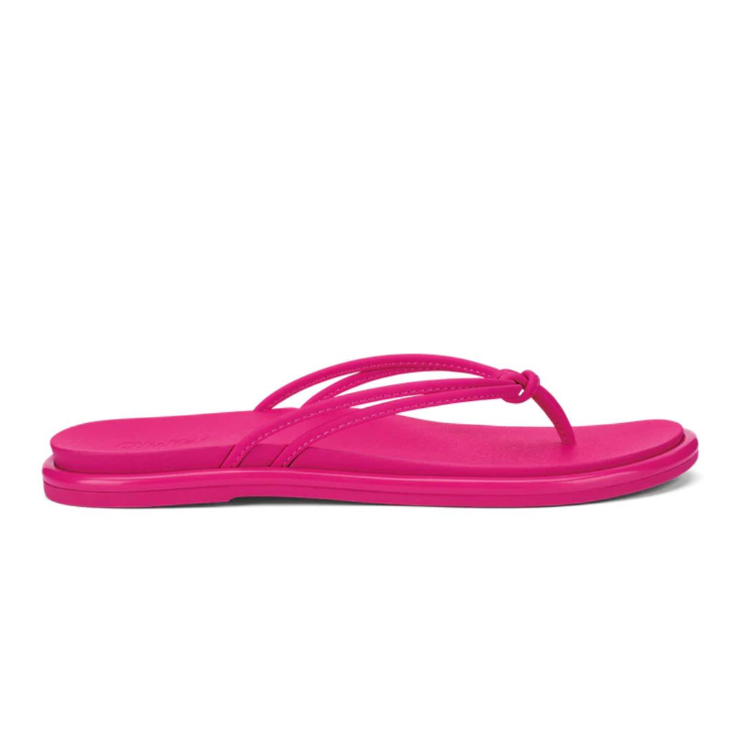 Olukai 'Aka Flip Flops - Pink Plumeria