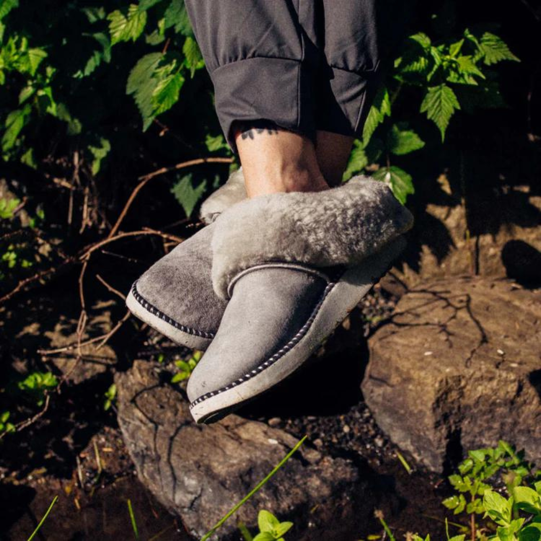 Olukai Ku'i Slippers - Fog/Mist Grey - The Cottage