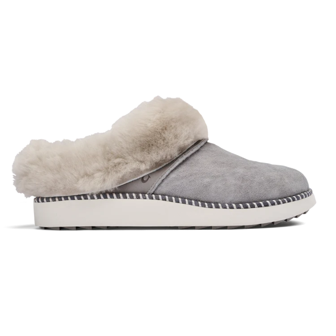 Olukai Ku'i Slippers - Fog/Mist Grey - The Cottage