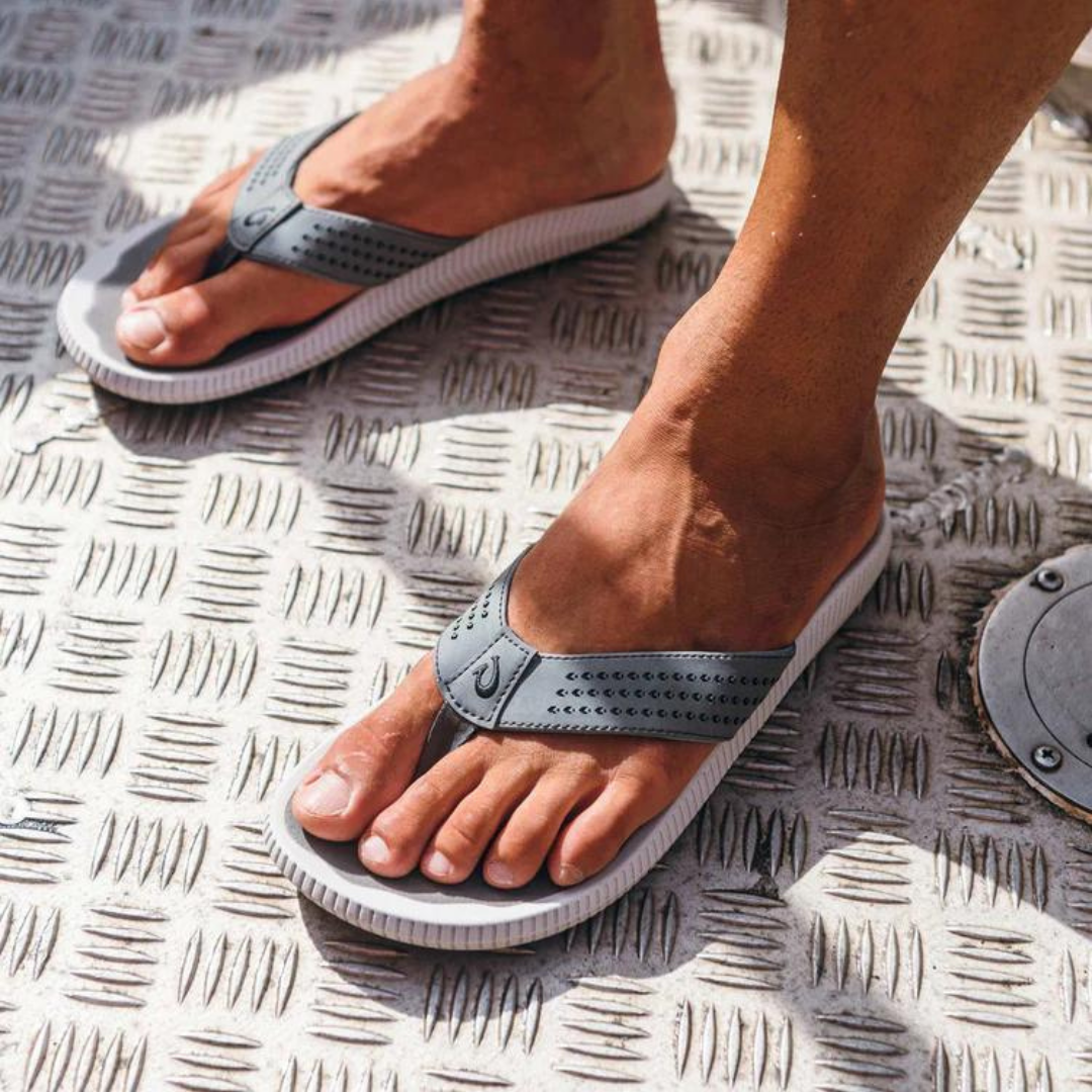 Olukai Ulele Flip Flops - Stone