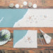 Rightside Design Embroidered Cotton Napkins - Shells & Sand - The Cottage