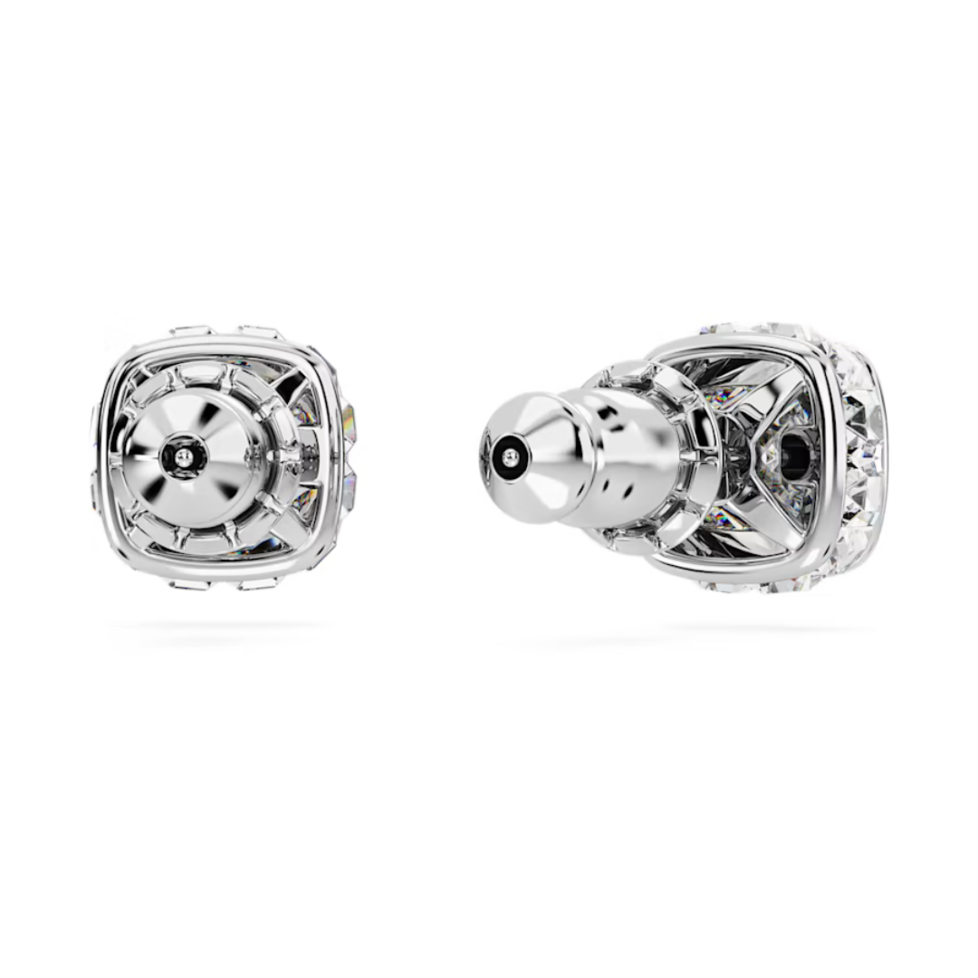 Swarovski Birthstone Square Studs - Silver