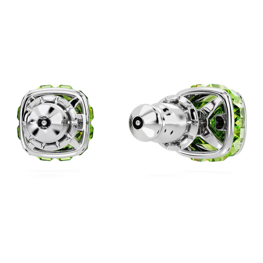 Swarovski Birthstone Square Studs - Silver