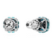 Swarovski Birthstone Square Studs - Silver - The Cottage