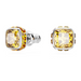 Swarovski Birthstone Square Studs - Silver - The Cottage