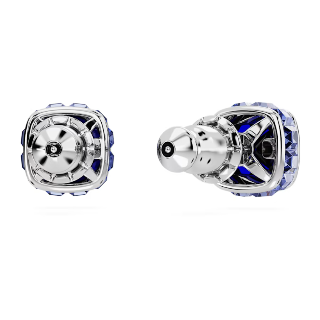 Swarovski Birthstone Square Studs - Silver