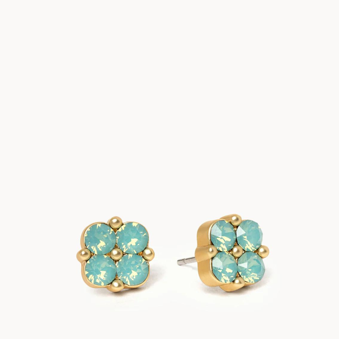 Spartina Sea La Vie Blessed Stud Earrings Seafoam