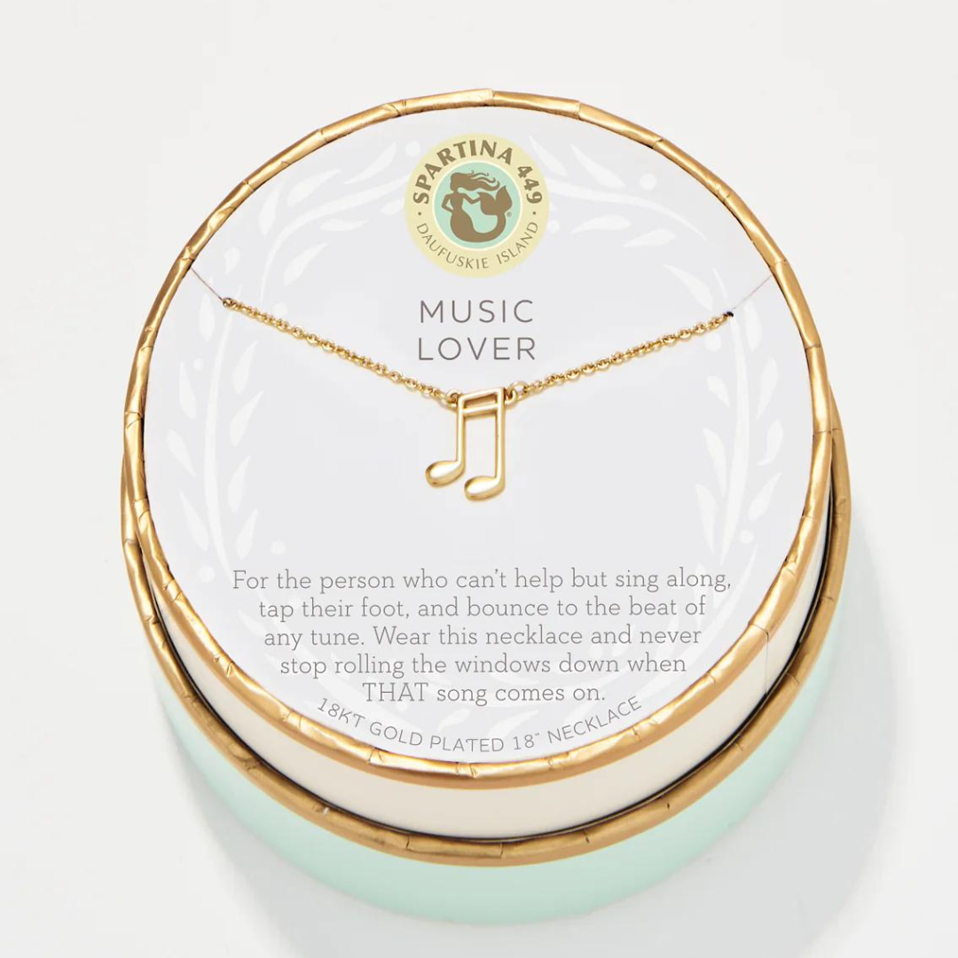 Spartina Sea La Vie Music Lover Necklace