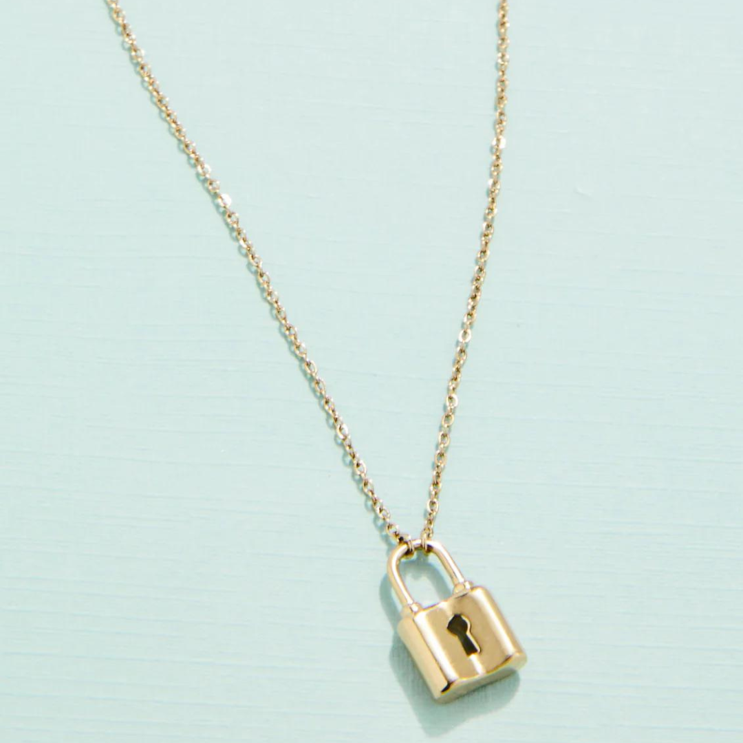 Spartina Splash Padlock Necklace