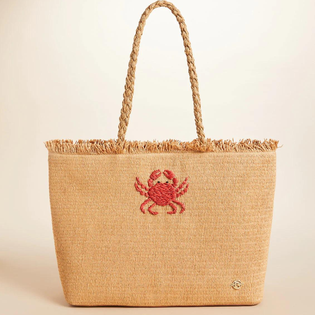 Spartina Woven Tote - Hamilton Crab - The Cottage