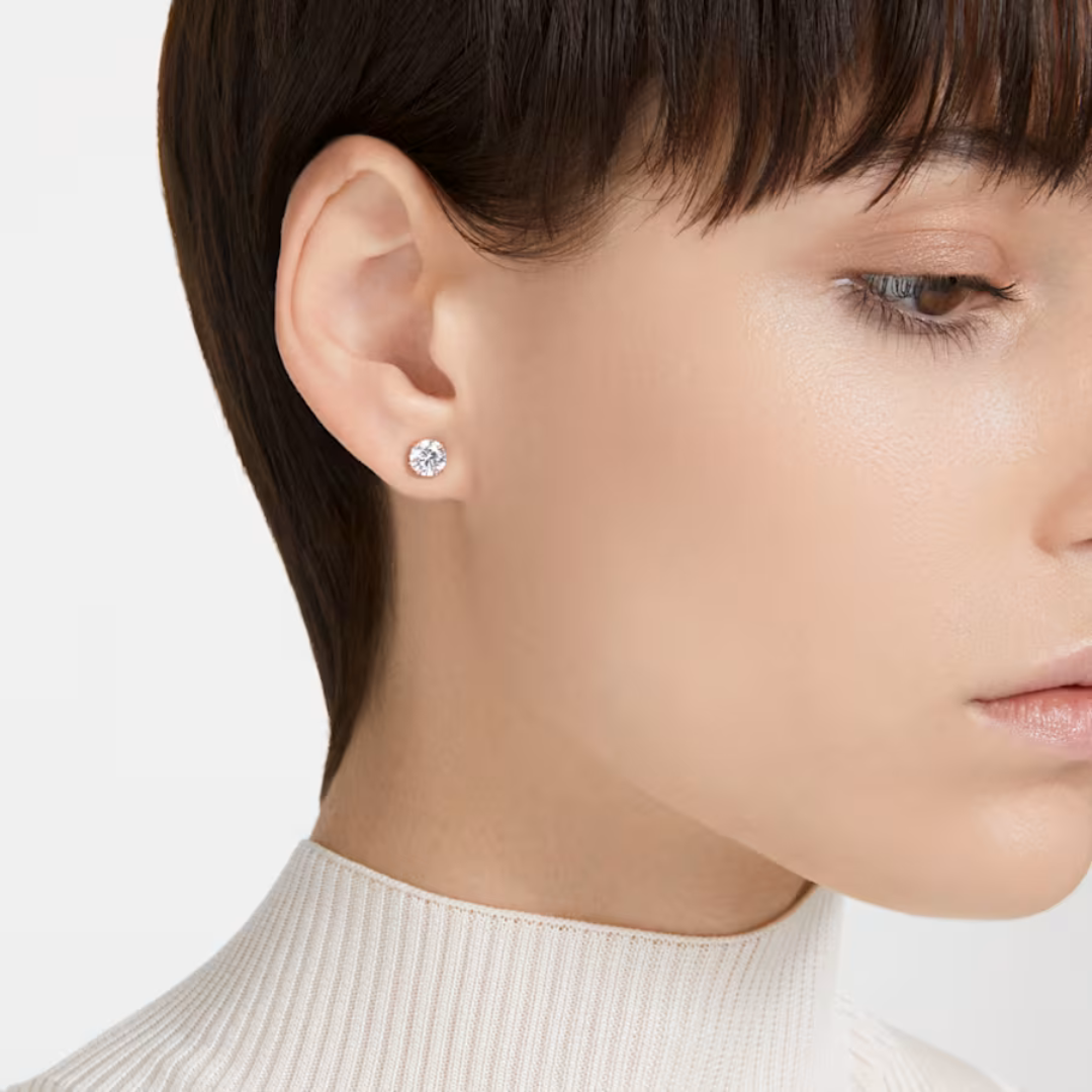 Swarovski Constella Crystal Studs - Rose Gold